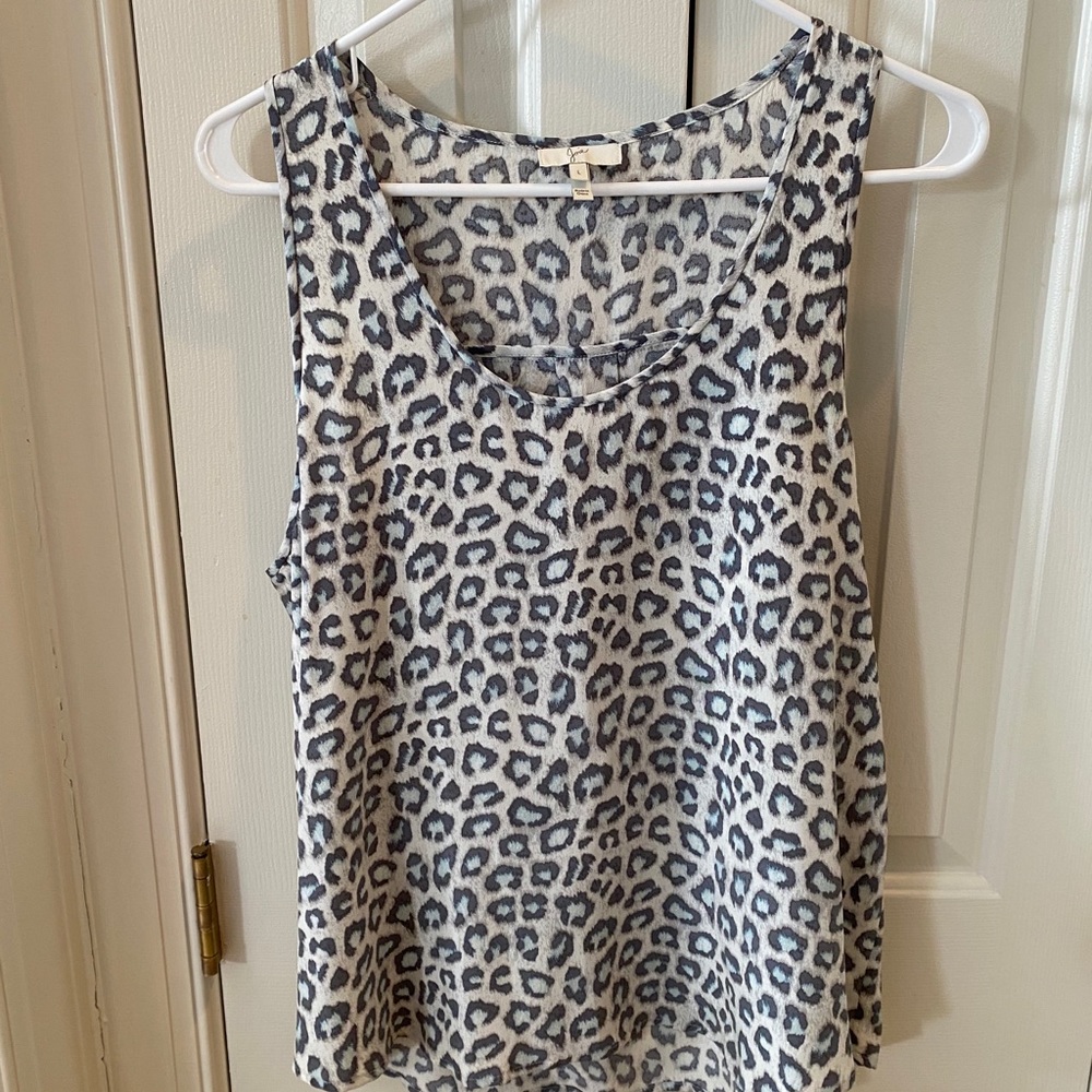 Silk Joie Animal Print top